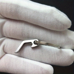 Stainless Steel Mini Bottle Opener Keychain for Camping