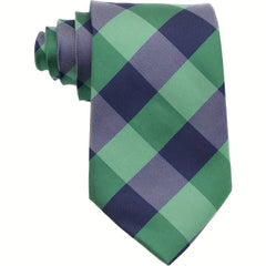 Jacquard Plaid Pattern Men's Tie