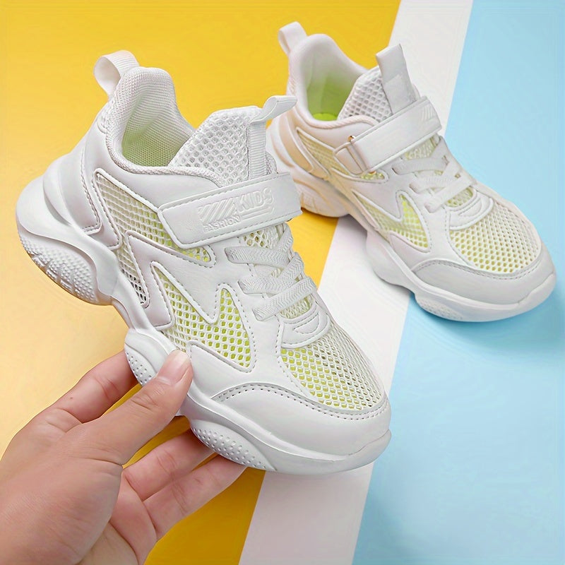Kid's Mesh Sneakers Non Slip Soft Sole Shoes for Outdoor Activities