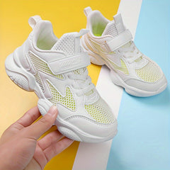 Kid's Mesh Sneakers Non Slip Soft Sole Shoes for Outdoor Activities