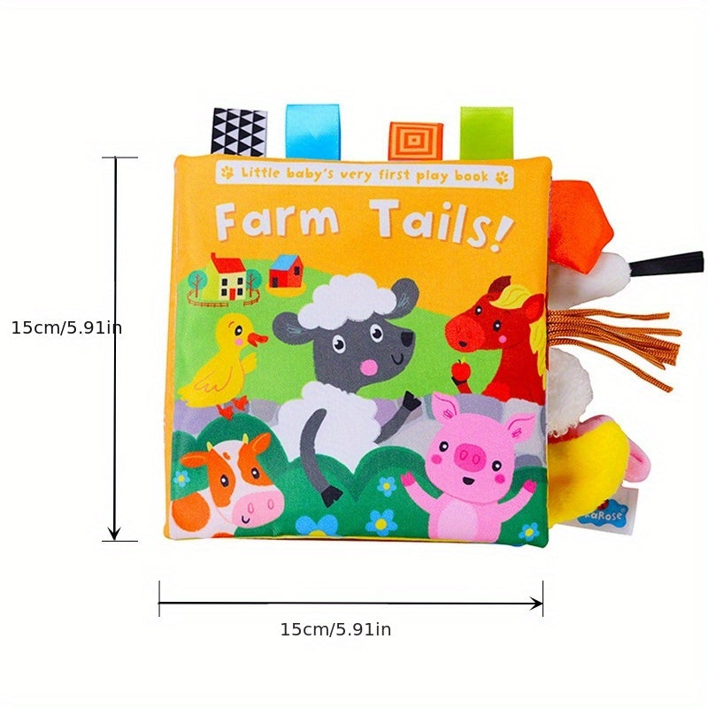 Baby Cloth Book Educational Ringed Paper Cloth Book Toys