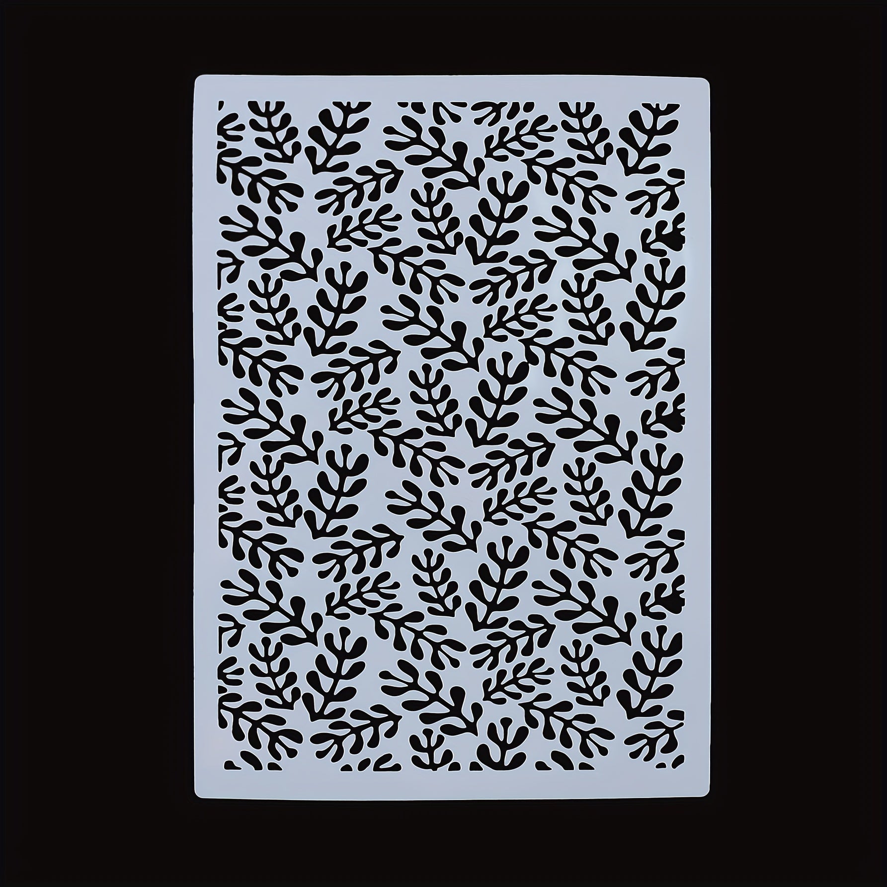 A4 Leaf Painting Template for Various Surfaces - DIY Adhesive Decorations