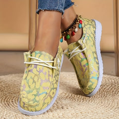 Women's Print Walking Shoes Lightweight Low Top Sport Shoes