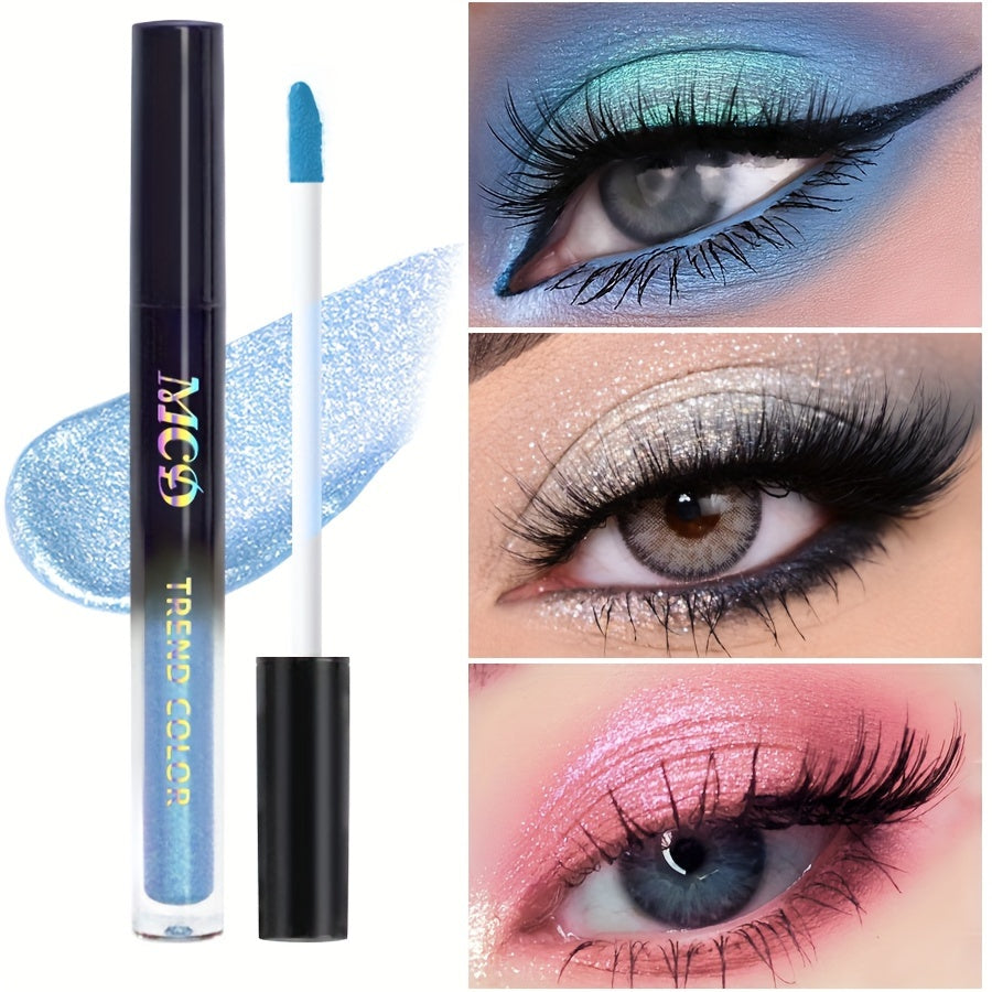 Waterproof Liquid Eyeshadow Glitter Fast Drying High Pigmented Eye Makeup