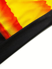 Men's Cycling Jersey Sunset Graphic Quick Dry Short Sleeves Shirt