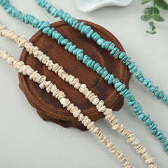96inch Rustic Turquoise Gemstone Nuggets Irregular Stone Beads