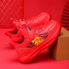 Boys Durable Slip-resistant Sneakers for Outdoor Activities