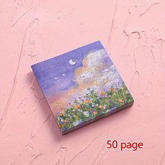 Vibrant Painting Sticky Notes for Students