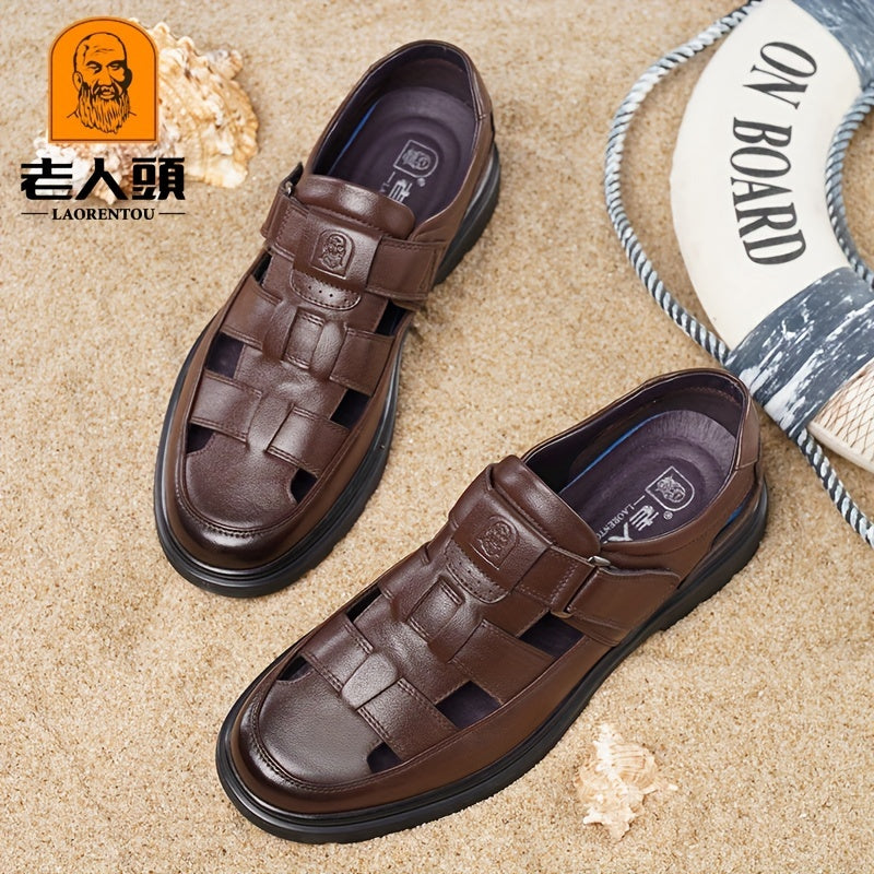 Men's Durable Non Slip Outdoor Sandals Hook And Loop Fastener