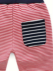 Boys Striped Comfortable Shorts for Summer Outdoor