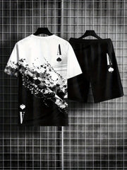 Men's Spade A Graphic T shirt & Active Stretch Shorts