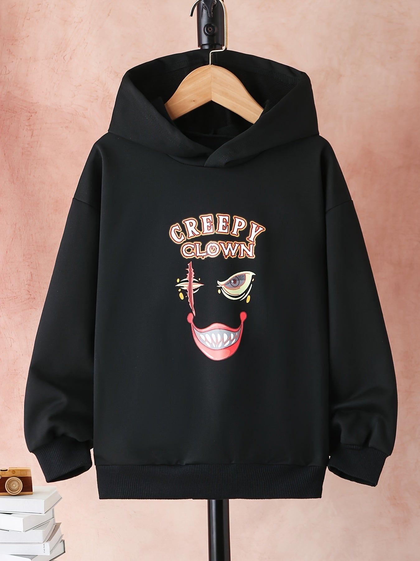 Boy's Graphic Hoodie for Fall Winter Outdoor