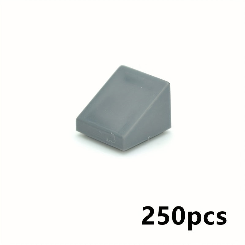 250pcs Bevel Bricks Smooth Surface Toy 54200 Compatible