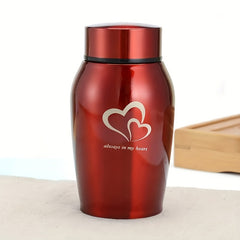 Stainless Steel Pet Urn Dog Ashes Container Ashes Holder