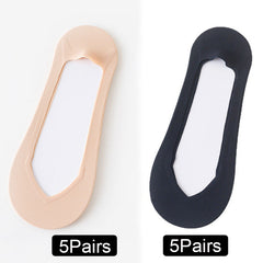 10 Pairs Lightweight No Show Socks Women's Ankle Stockings