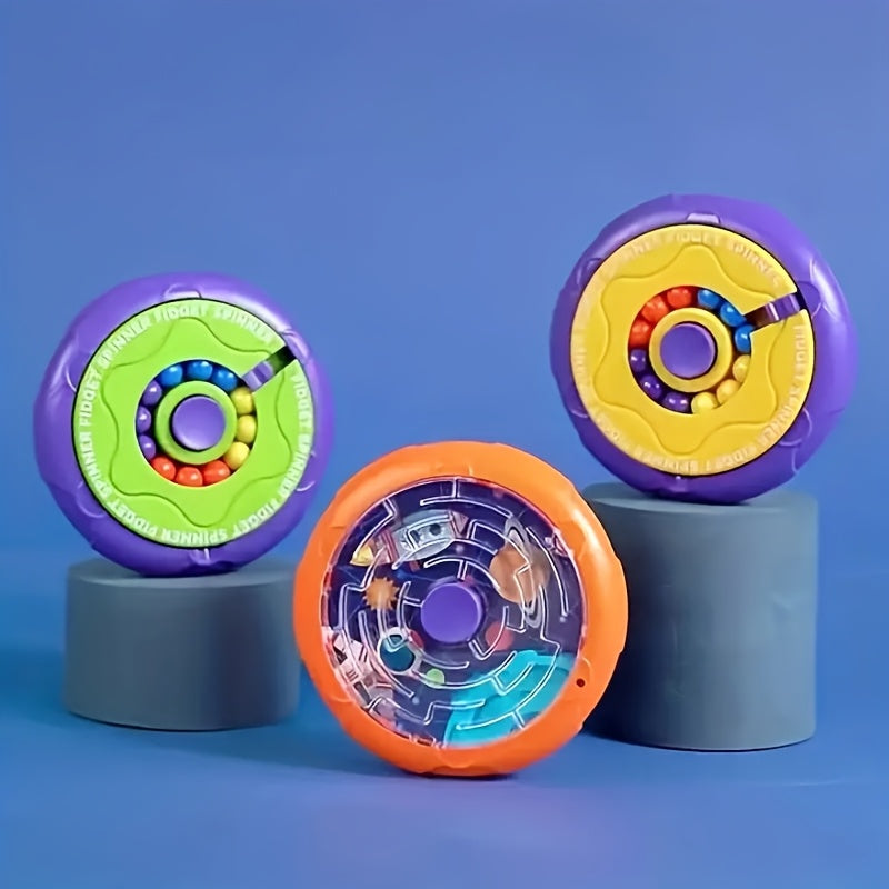 Carrot Finger Spinning Top Toy 2 in 1 Brain Teaser