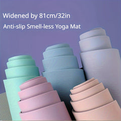 Thick TPE Yoga Mat Non Slip Fitness Household Pilates Gear