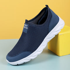 Men's Breathable Slip On Mesh Sneakers Casual Outdoor Walking Shoes