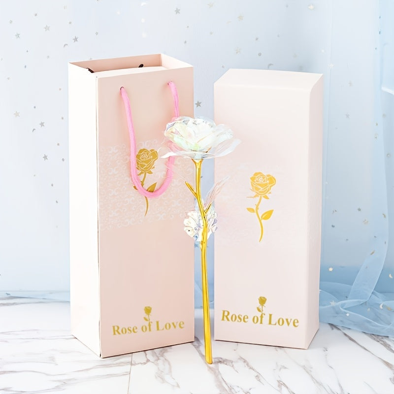 24 Golden Roses Mother's Anniversary Valentine Birthday Gift For Mum