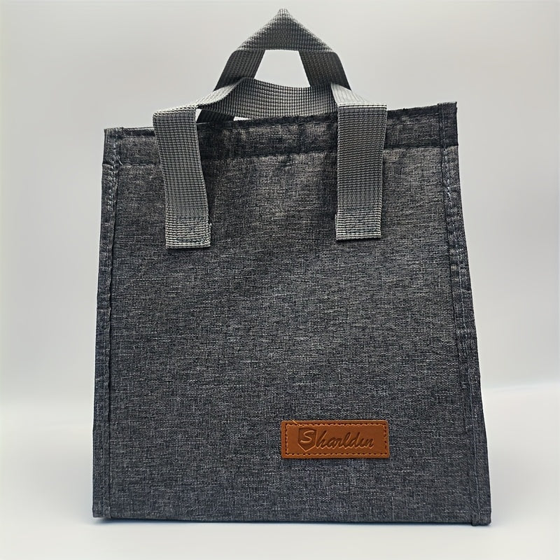 Insulated Lunch Bag Portable Thermal Tote Aluminum Lining Bento Box Carrier