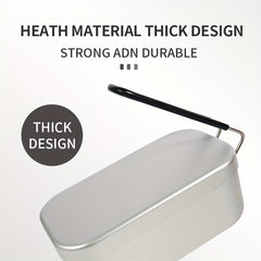 Portable Aluminum Lunch Box for Outdoor Camping