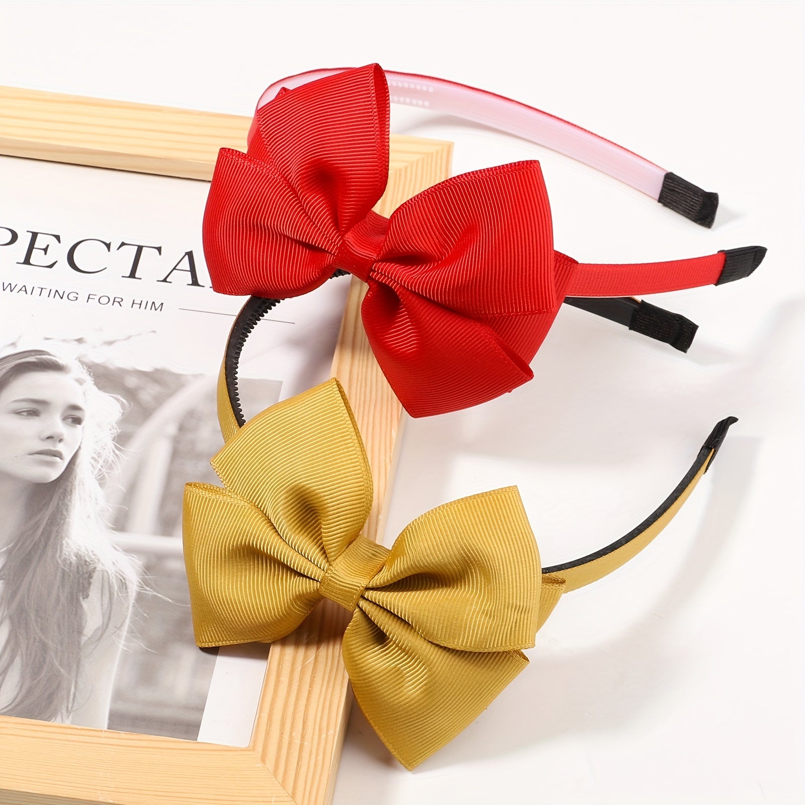 Cute Baby Girls Hair Hoop with Colorful Bowknots