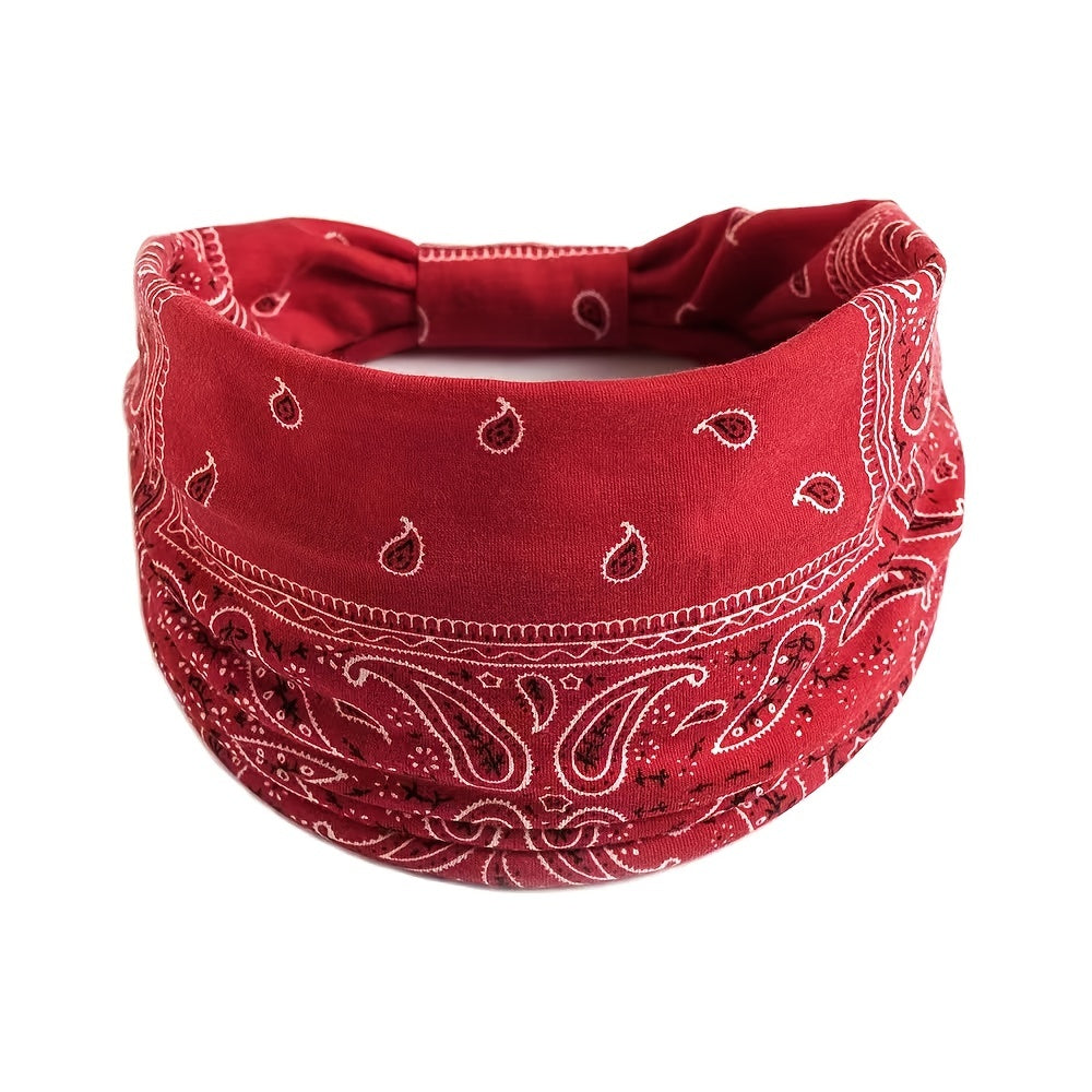 Bohemian Sports Headband Anti-sweat Headscarf