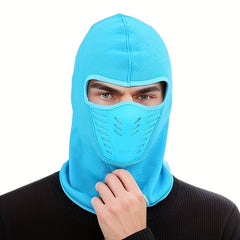 Winter Fleece Hat Neck Gaiter Face Protection Windproof Hat