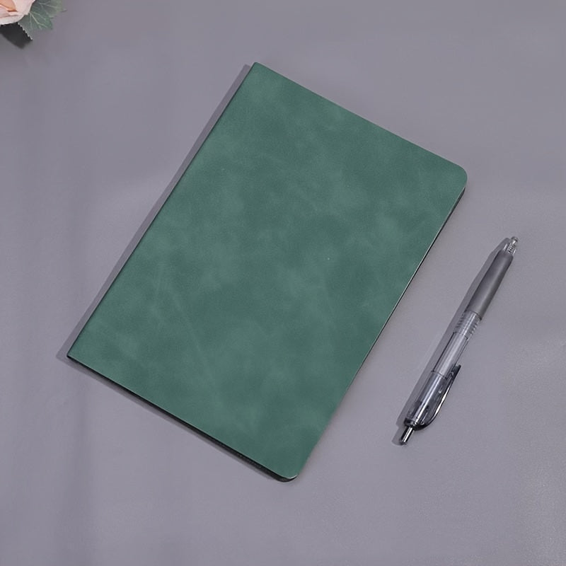 Portable A5 Soft Leather Notebook with 304 Pages Waterproof Cover