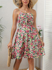 Floral Print Cami Dress Sleeveless Casual Dress