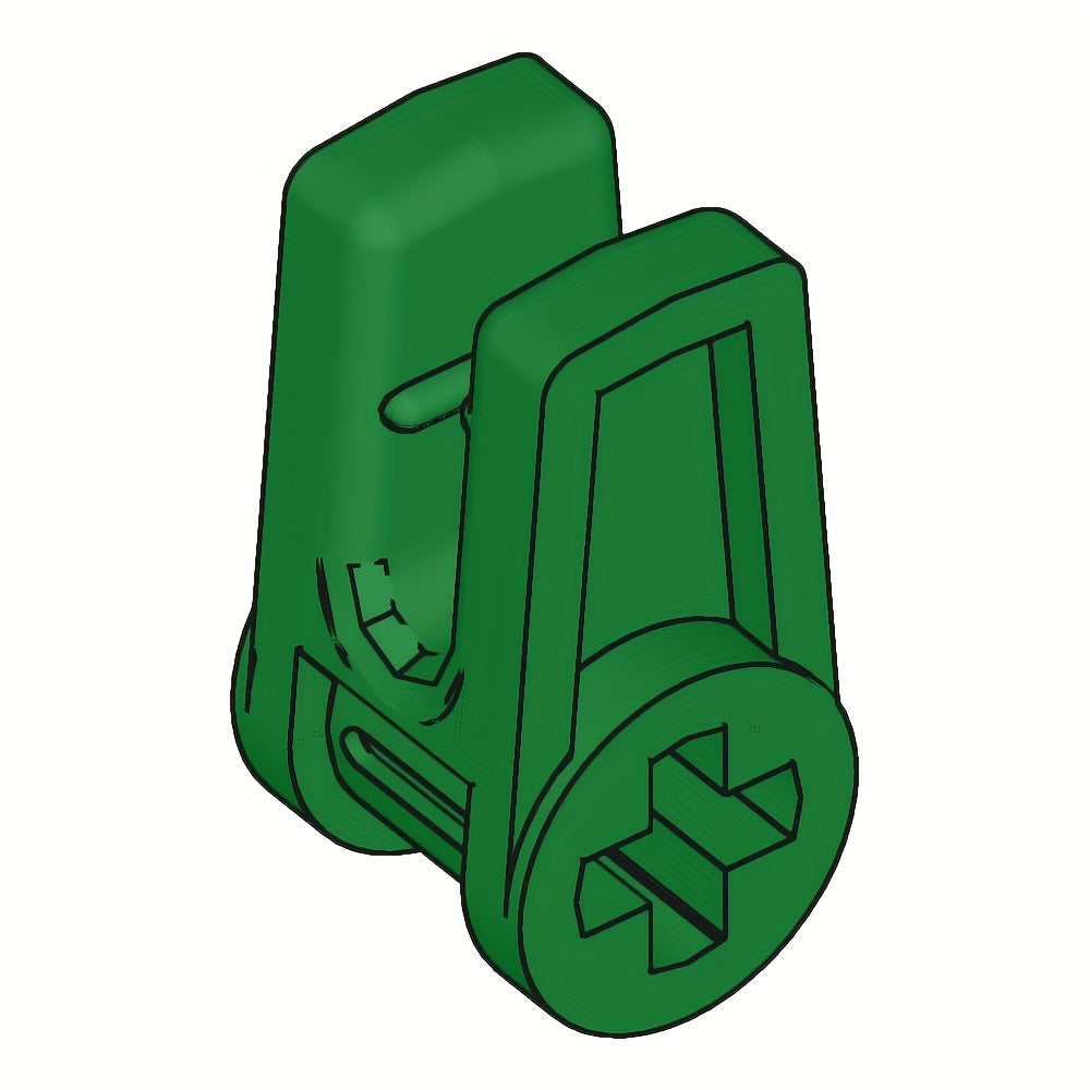 60pcs Plastic Building Block Line Clips with Cross Hole Clamp - Compatible