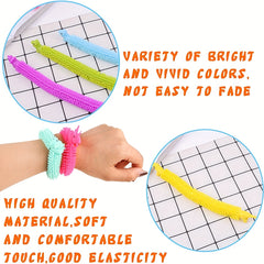 20pcs Dinosaur Sensory Noodle Stretchy String Fidget Toys for Stress Relief