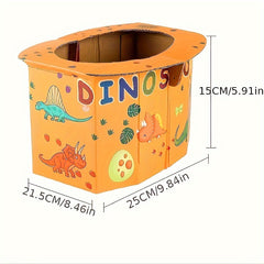 1pc Cartoon Folding Disposable Outdoor Toilet