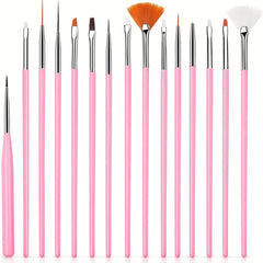 15pcs Nail Painting Brushes Nail Art Brushes Nail Art Tool