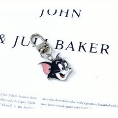 Cat Mouse Keychain Friendship Animal Key Ring Purse Bag Backpack Car Key Charm