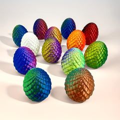 Mini Dragon & Egg Set with Articulated Joints - Desktop Decor