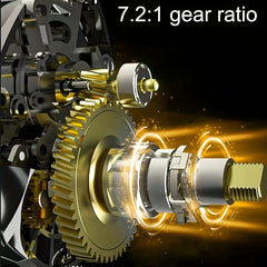 196g Baitcasting Fishing Reel 7.2:1 Gear Ratio Magnetic Brake Deep Spool