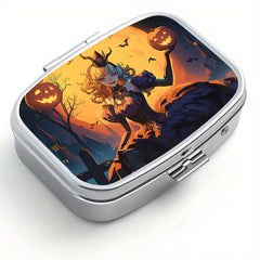 Compact 2 Compartment Pill Organizer for Travel & Daily Use