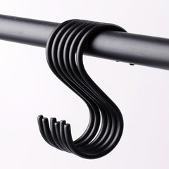 6Pcs S Hooks Heavy Duty Non Slip Metal Hanger Hooks