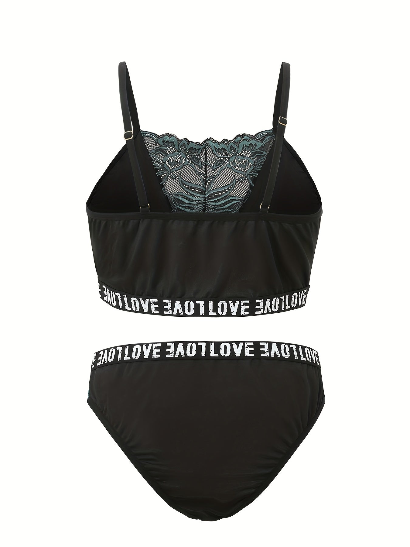 Lace Jacquard Lingerie Set