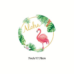 10pcs Flamingo Theme Party Decoration Set - Summer Party Supplies