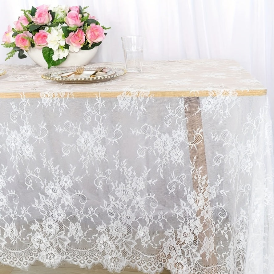 Rectangle Lace Tablecloth 152x304 Lace Tablecloth Vintage Tea Party Table Cloths