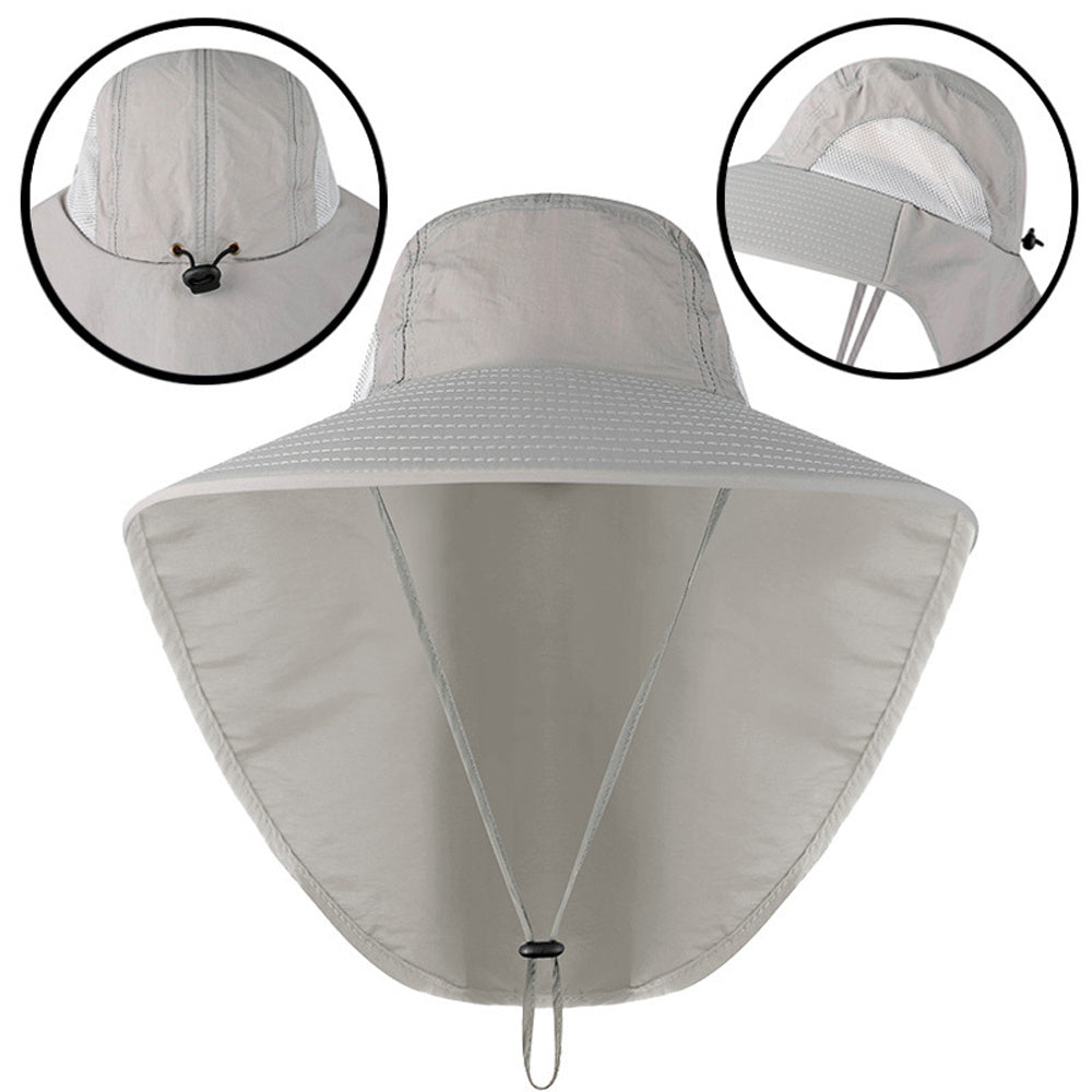 Outdoor Bucket Hat Men's Women's Sunscreen Quick drying UV Protection Sunshade
