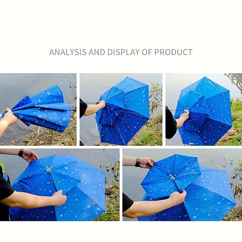 Portable Umbrella Hat for Camping Fishing Hiking