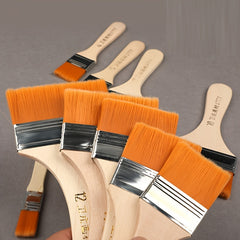 12pcs Nylon Bristles Painting Board Brush Set - Barbecue Art Brush