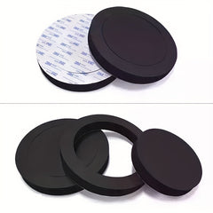 2pcs Speaker Gasket Sound Insulation Ring Bass Door Trim Self Adhesive DIY