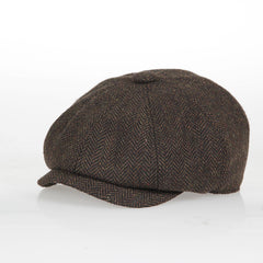 Boys Vintage Beret Newsboy Cap Flat Top Cap