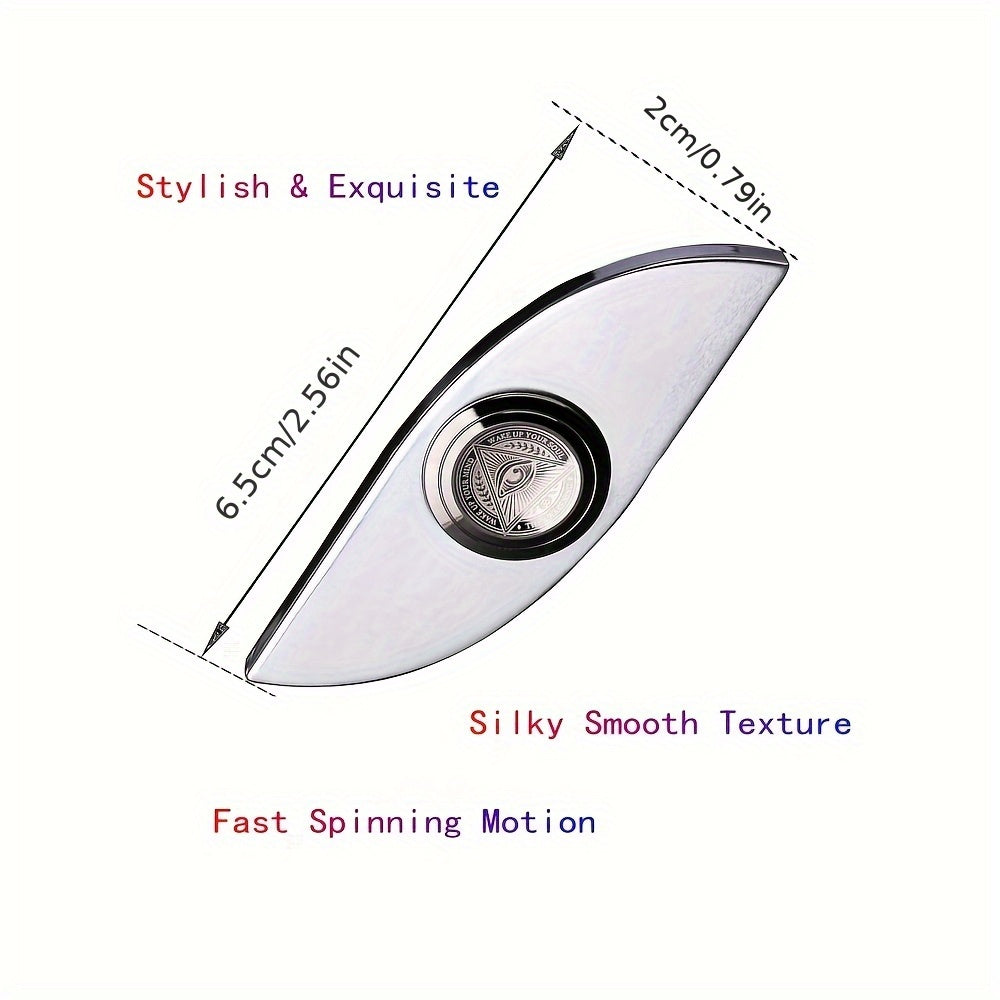Metal Spinner for Adults Anti Anxiety Stress Relief Focus Stainless Steel