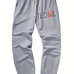 Men's Casual Wide Leg Drawstring Pants