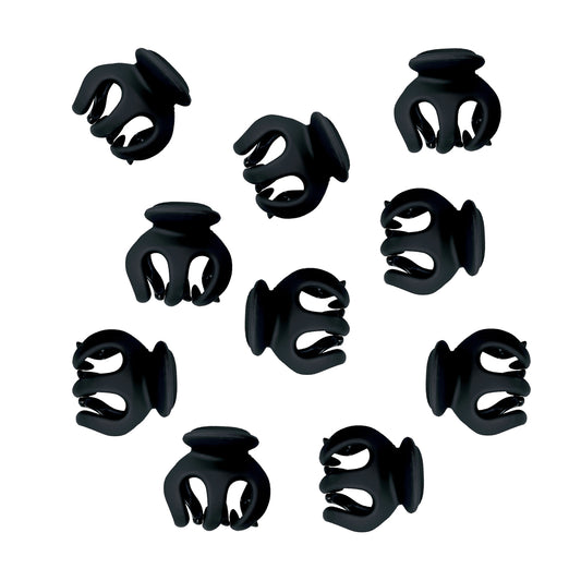 10pcs Mini Hair Claw Clips PVC Hair Accessories for Girls
